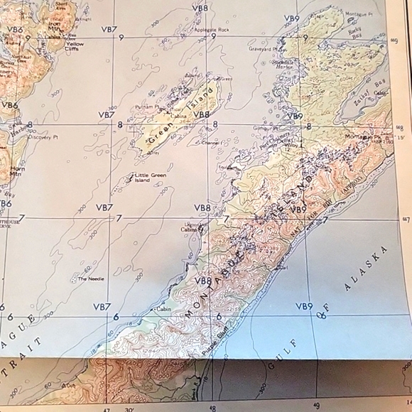 1956 MAP OF SEWARD ALASKA ETC ARMY CORPS OF ENGINEERS - Picture 6 of 15